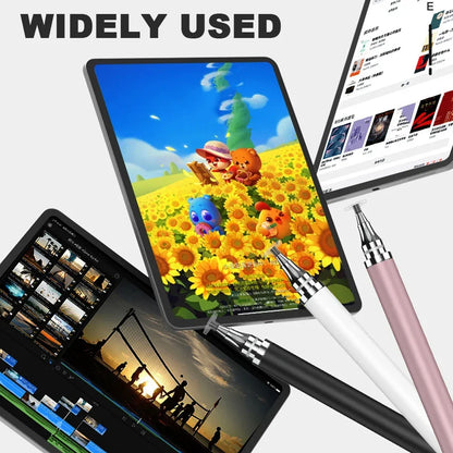 2 in 1 Tablet Stylus Pen - Drawing and Screen Touch Pencil for iPhone, iPad, Samsung, and Android Devices