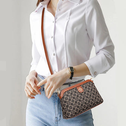 High-Quality PU Leather Women’s Shoulder Bag – Small Luxury Crossbody Messenger Handbag & Phone Satchel