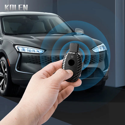 ABS Carbon Fiber Car Key Case Cover – Compatible with Mercedes Benz W204/W205/W212/W213/W176/W177/W219 A/B/C/E/S/GLC/CLA/AMG Fob