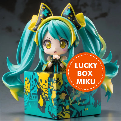 Hatsune Miku Mystery Gift Box – Anime Blind Box with Lucky Action Figures & Model Toys