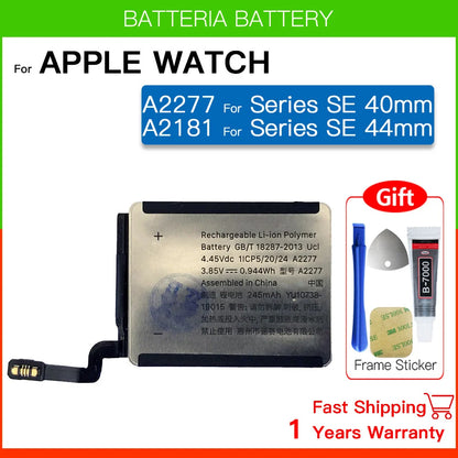 New Genuine Replacement Battery for Apple Watch Series SE 4/5/6 – 40mm/44mm, Includes Free Tools