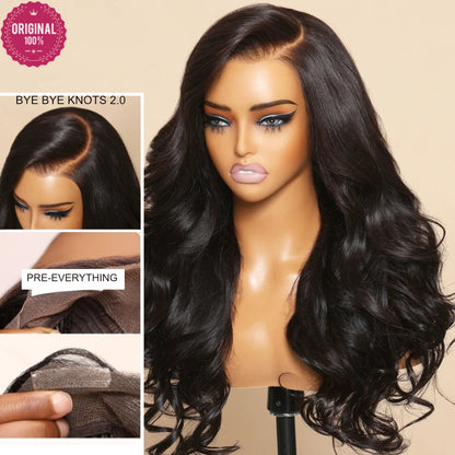 Beautyforever 3D Body Wave Lace Front Wig - Glueless, Ready-to-Wear, 100% Raw Human Hair, Bye Bye Knots