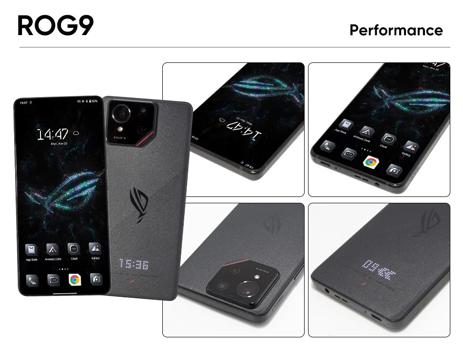 World Premiere ASUS ROG Phone 9 – Snapdragon 8 Elite 5G Smartphone, 6.78'' 185Hz AMOLED Display, 5800mAh, NFC, ROG 9 Pro