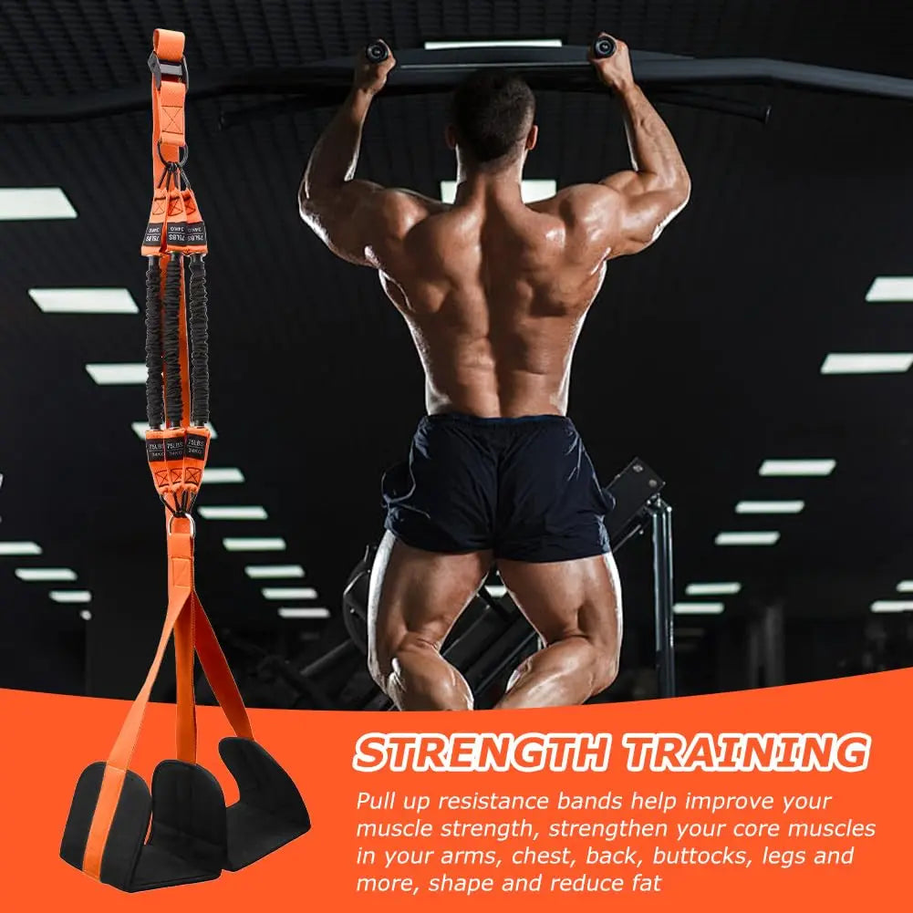 Pull-Up Assistance Bands Set – Resistance Straps for Men & Women, Hanging Training Chin-Up Workout and Body Stretching