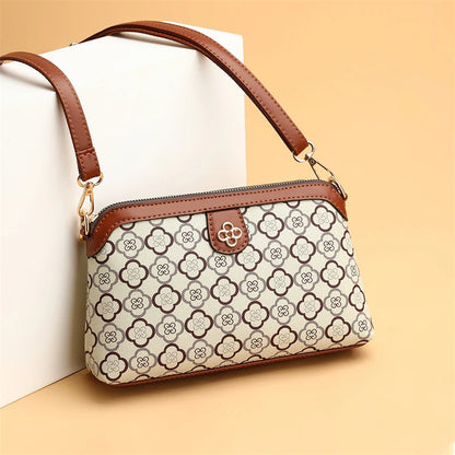 High-Quality PU Leather Women’s Shoulder Bag – Small Luxury Crossbody Messenger Handbag & Phone Satchel