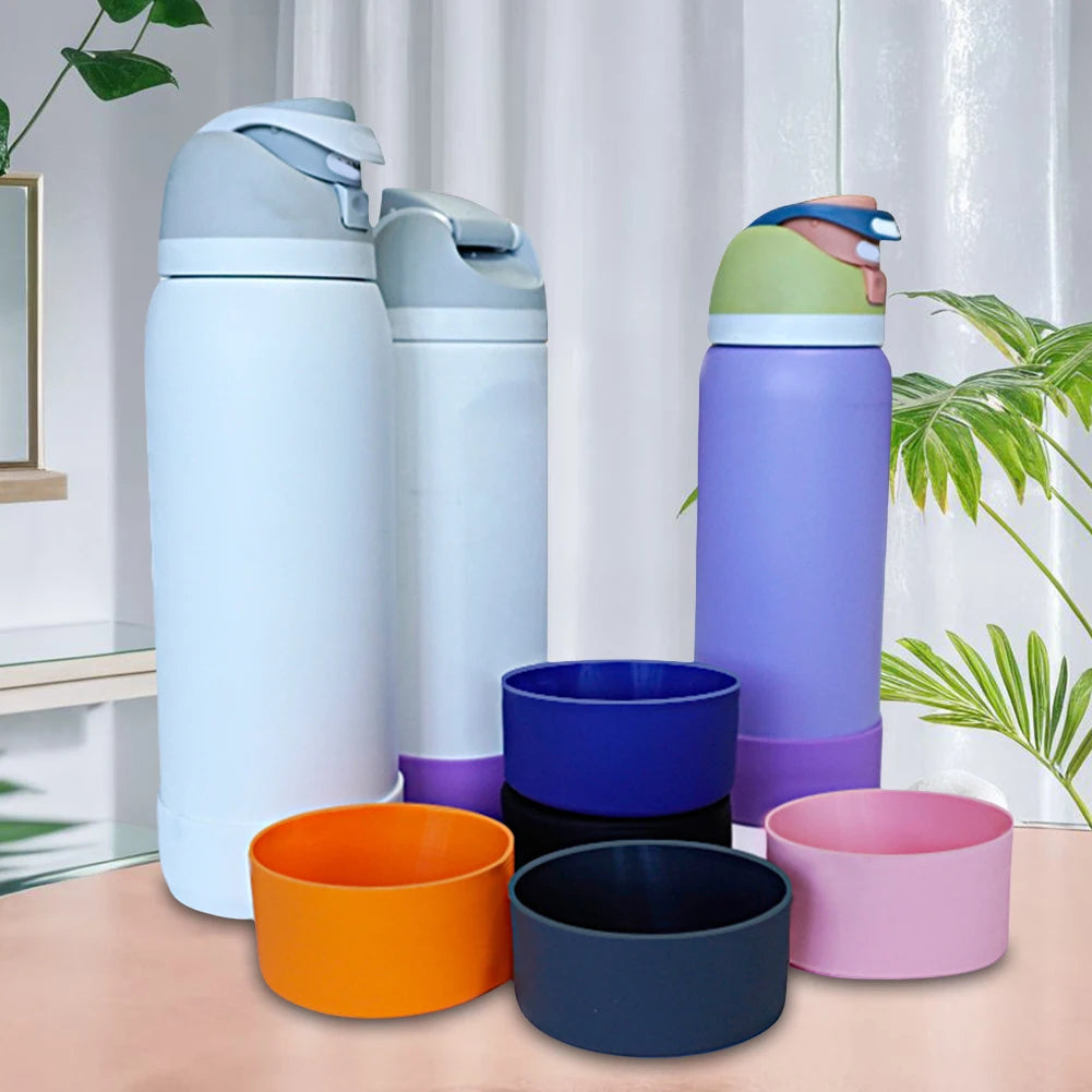Silicone Water Bottle Boot – Anti-Slip Bottom Protector for Owala 32oz Flask Water Bottle