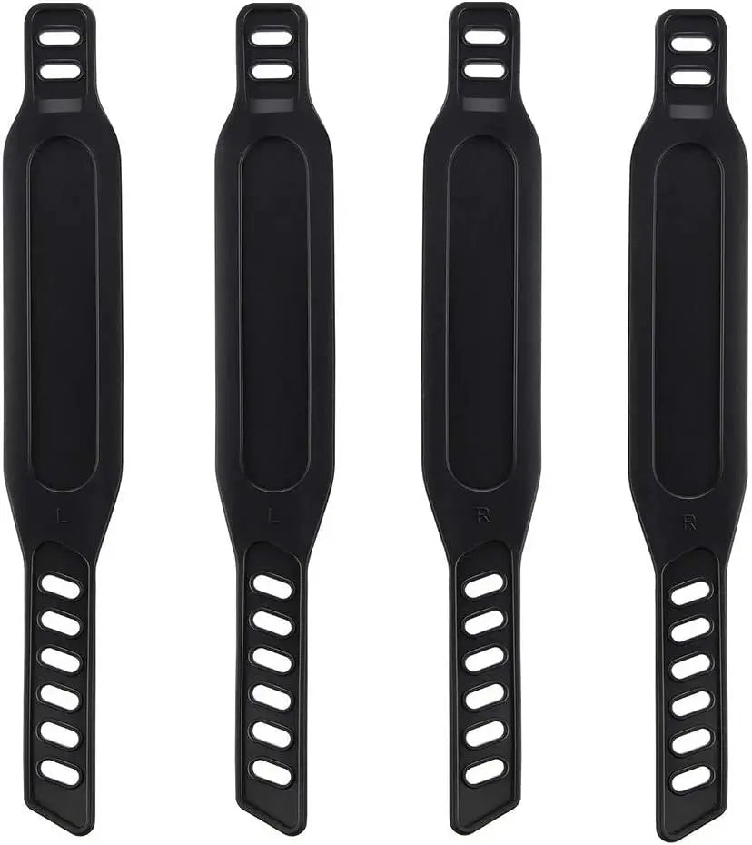 2/4pcs Exercise Bike Pedal Straps – Adjustable Length Cycling Belts for Stationary Fitness, Fix Bands Tape