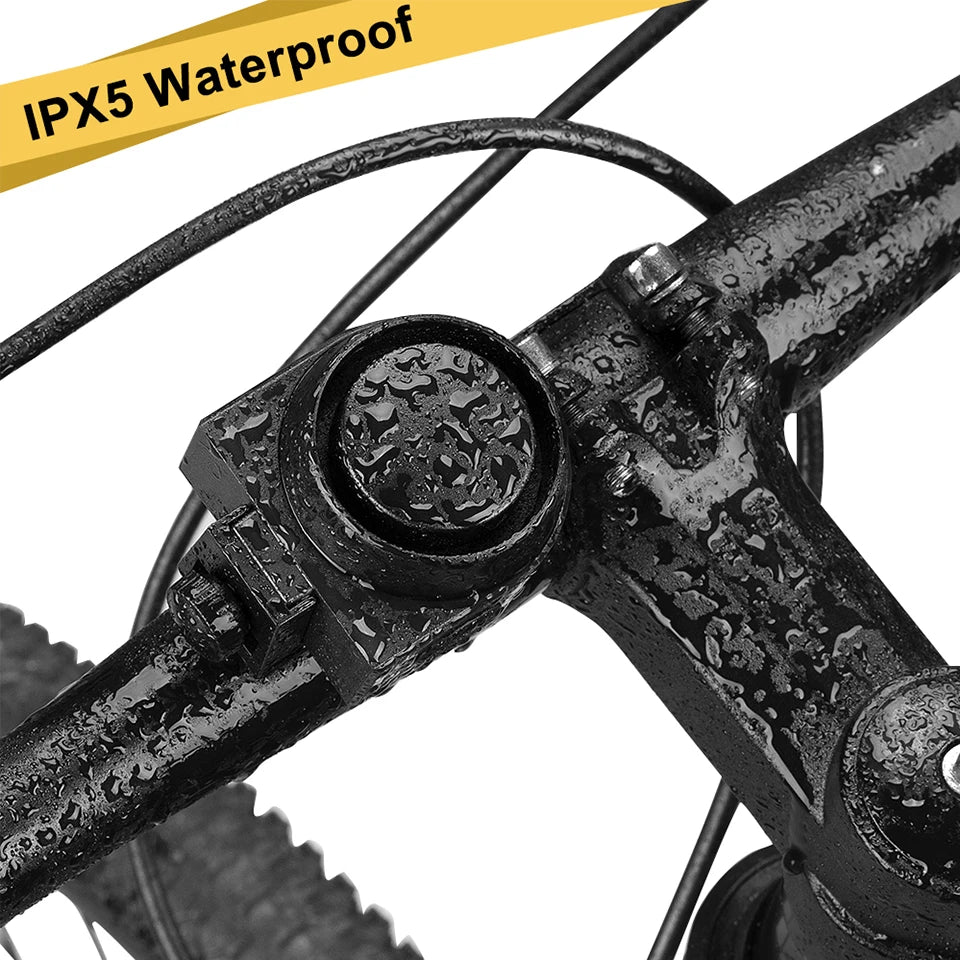 WSDCAM Bicycle Alarm – Waterproof Vibration Alarm with USB Charging & Remote Control, 110 dB Security for Bike & Motorcycle