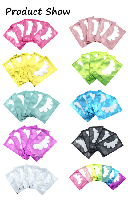 20/50 Pairs Hydrogel Lash Extension Patches | Under Eye Stickers for Grafting & Makeup | Eyelash Extension Tools