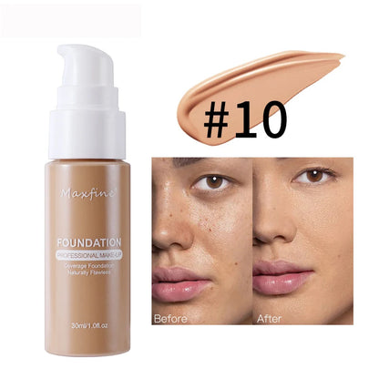 Liquid Foundation Concealer – Waterproof, Sweat-Resistant Professional Makeup Cosmetics