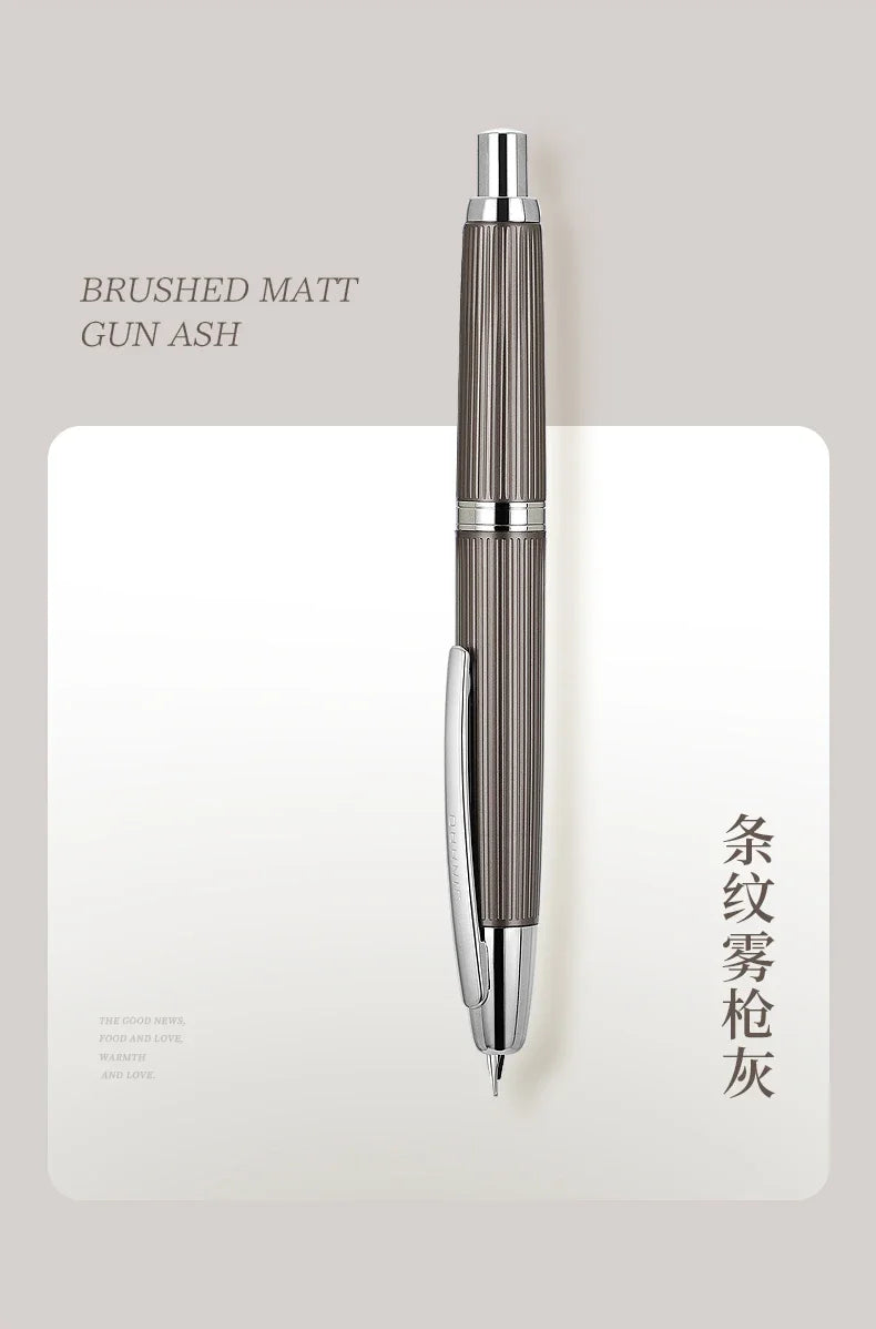 JINHAO 10 Metal Pearl Blue Fountain Pen – EF/F Nib, Pattern Design | Ink Pens for School, Office & Gifts