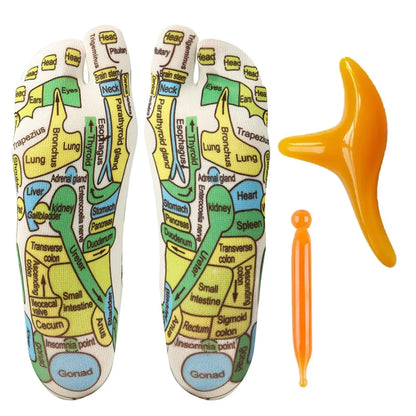 Acupressure Foot Massage Socks – Reflexology & Physiotherapy for Tired Feet Relief