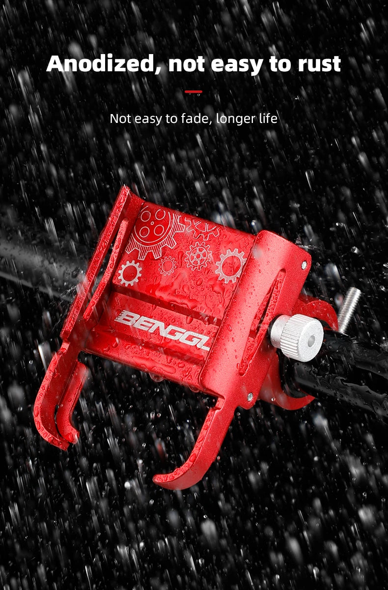 iBudim 360° Bike Phone Holder — Adjustable Handlebar Stand for 4.7–7.0" Smartphones & Motorcycles