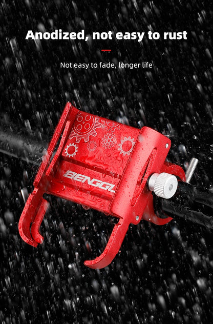 iBudim 360° Bike Phone Holder — Adjustable Handlebar Stand for 4.7–7.0" Smartphones & Motorcycles