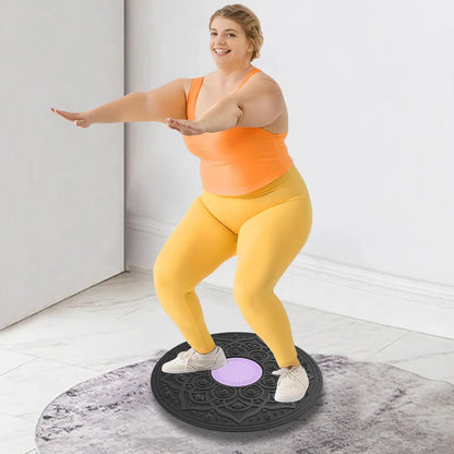 Wobble Balance Board — Non-Slip Portable Stability Trainer for Yoga, Swing & Full Body Exercise