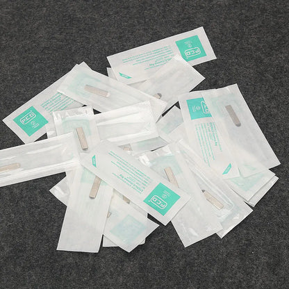 50pcs PCD Microblading Eyebrow Needles – F12/14/19 Tebori Blades for 3D Embroidery Manual Pen