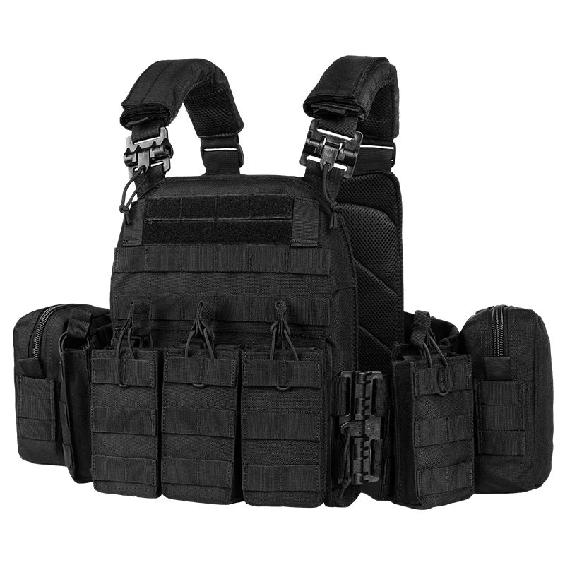 YAKEDA Quick Disassembly 6094 Training Vest – Adjustable Protective Airsoft Plate Carrier Chest Rig
