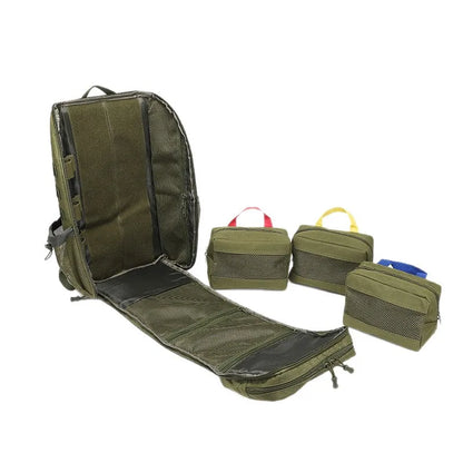 Tactical Outdoor Medical Backpack – Large Capacity Emergency & Camping Bag