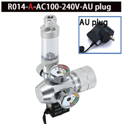 2024 DIY Aquarium CO2 Regulator – Electromagnetic Valve, Bubble Counter & Pressure Reducing System for Fish Tank