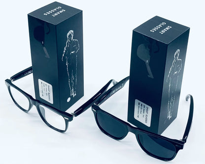 Smart Bluetooth Sunglasses for Men — Touch Control, Music & Calls, Remote Camera, Stereo Mic, AI Voice Assistant for Android & iOS