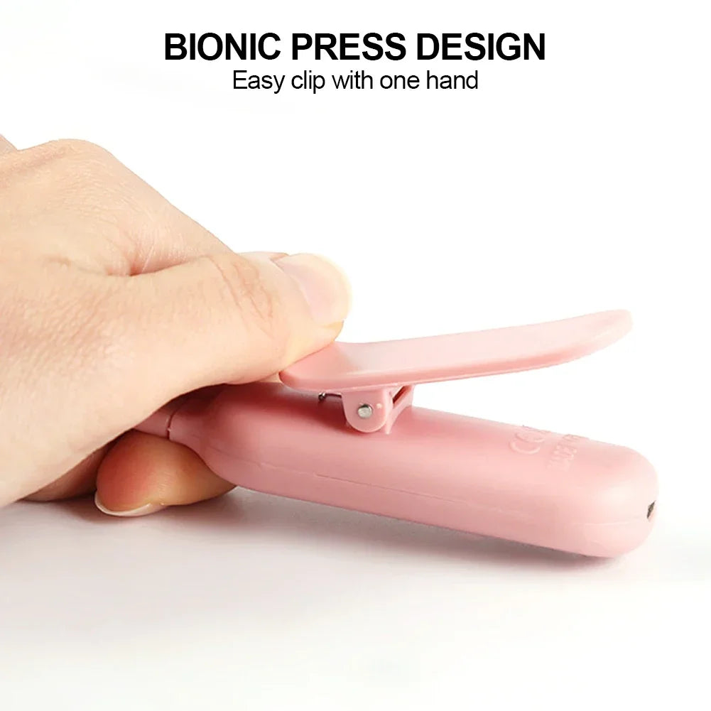 Mini LED Book Night Light – USB Rechargeable Clip-On Reading Lamp with 3 Brightness Settings for Travel, Bedroom, and Dormitory