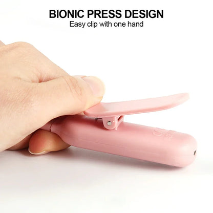 Mini LED Book Night Light – USB Rechargeable Clip-On Reading Lamp with 3 Brightness Settings for Travel, Bedroom, and Dormitory