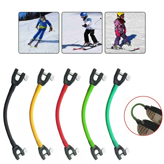 7 Colors Ski Tip Connector : Ski Training Aid for Beginners, Children, and Adults - Outdoor Exercise Snowboard Accessories