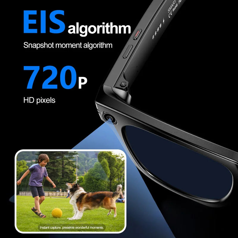 Xiaomi Smart Bluetooth Glasses — IP65 Waterproof, Video Recording, AI Photo Recognition, Translation, Call & Large Battery