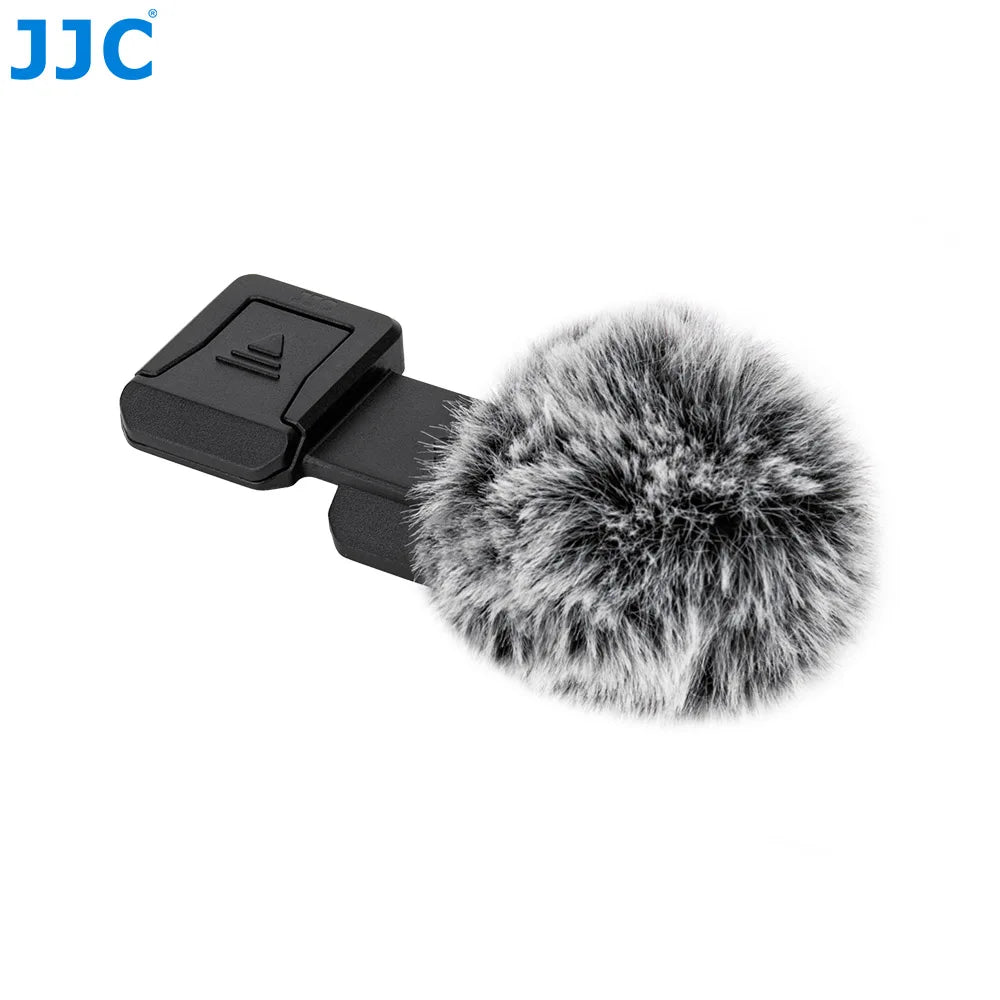 JJC Cold Shoe Wind Muff – Microphone Windscreen for Canon PowerShot V1 Vlog Camera with Noise Reduction