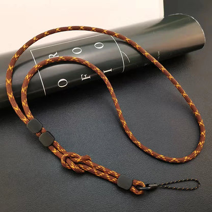 Long Neck Hanging Chain Hand-woven Mobile Phone Lanyard Strong and Length Adjustable Dual-use Lanyard Phone Anti-lost Pendant