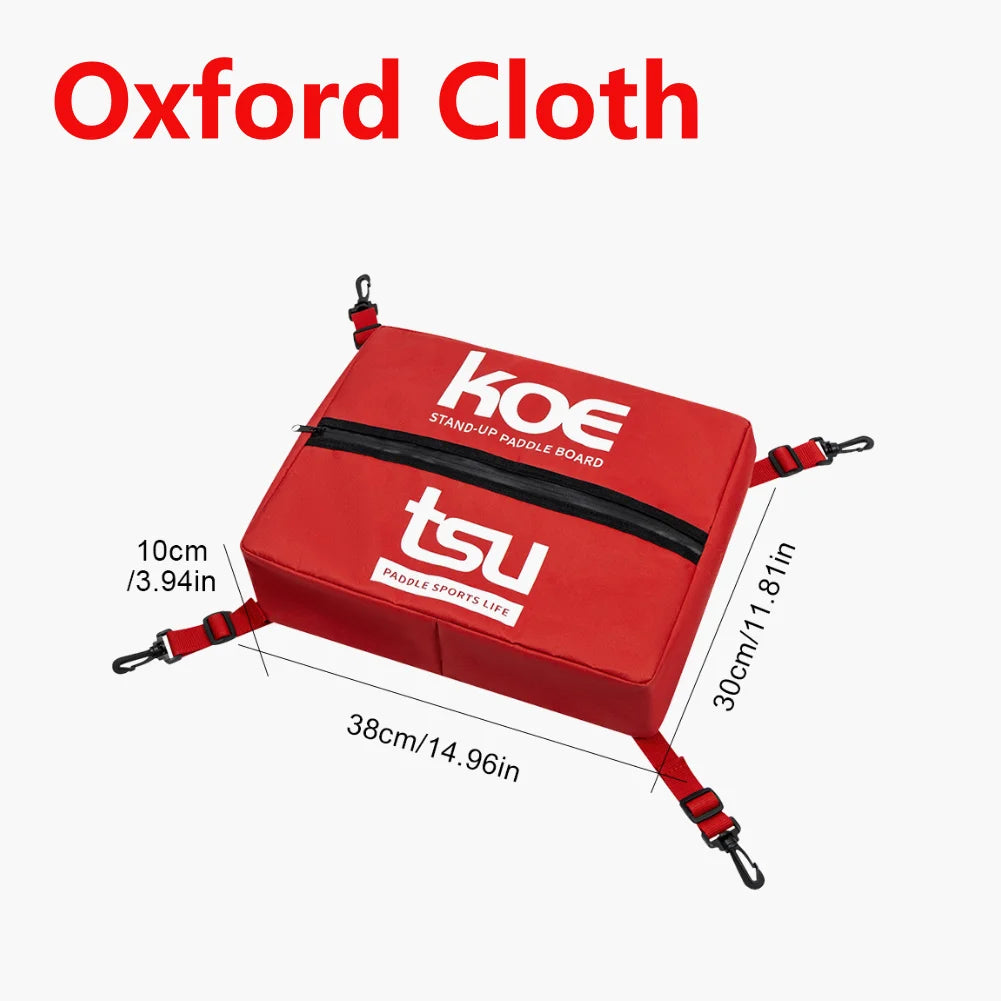 KOETSU Adjustable Paddle Board Storage Bag — Sealed Zipper Deck Cooler & Food Storage for SUP