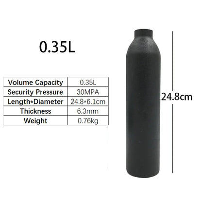 High-Pressure Bottle Thread M18*1.5 — 30PMA CO2 & Oxygen Tank Connector for Diving, Aquarium, and Soda Drink Cylinders