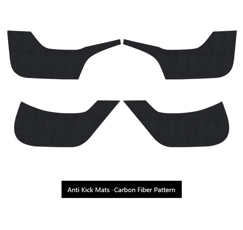 Tesla Model Y/3 2021-2023 Door Anti-Kick Protective Sticker – Soil-Proof & Anti-Scratch Side Door Mat Protector