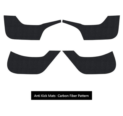 Tesla Model Y/3 2021-2023 Door Anti-Kick Protective Sticker – Soil-Proof & Anti-Scratch Side Door Mat Protector