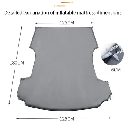Tesla Model 3 & Model Y Inflatable Car Bed – Suede Fabric Travel Air Mattress for Camping (2017-2024)