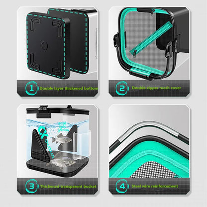 13L Foldable EVA Live Fish Bucket – Thickened Portable Water Tank for Fishing Gear and Accessories