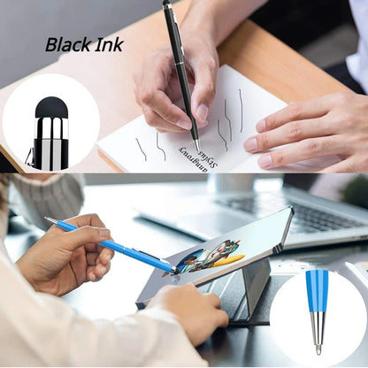 10PCS 2 in 1 Capacitive Stylus and Ballpoint Pen – Universal Touch Pen for Tablet Drawing, iPhone, iPad, Android Mobile Phones