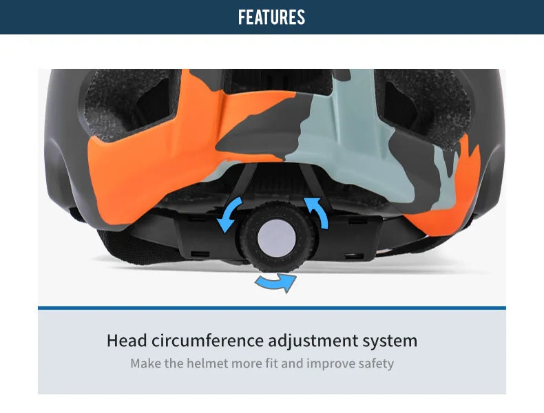 BATFOX Ultralight Bike Helmet – Molded Mountain & Road Helmet for Men, DH AM Cycling Equipment, Casco Ciclismo Bicicleta