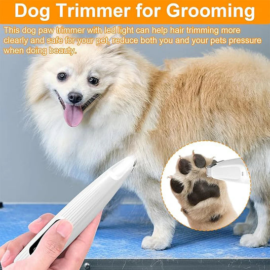 Portable LED Pet Nail Grinder – Rechargeable Cordless Paw Trimmer for Dogs, Cats & Small Pets