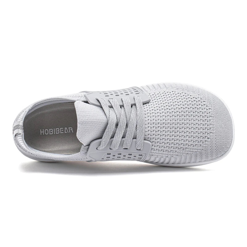 HOBIBEAR Wide Toe Barefoot Shoes – Minimalist Walking Sneakers for Men & Women, Zero Drop Sole, Breathable Mesh