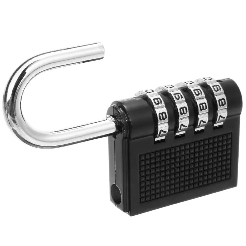 Metal 4-Digit Code Lock – Waterproof Outdoor Padlock for Suitcases, Luggage, Home Lockers & Room Security