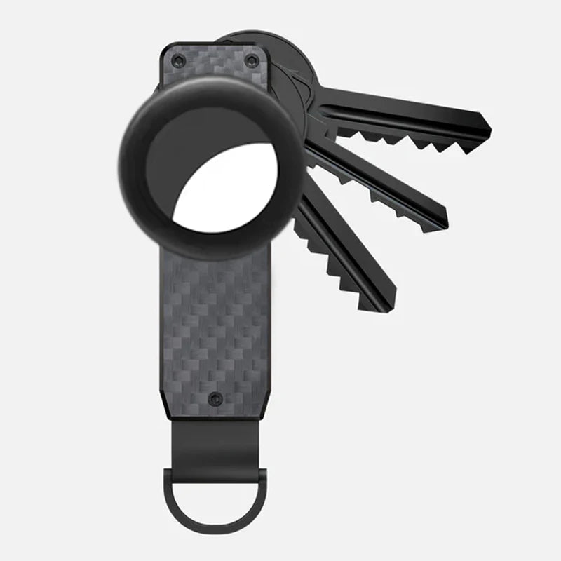Compact Key Organizer – Minimalist Metal Key Holder for 2-6 Keys, Secure Keychain Case