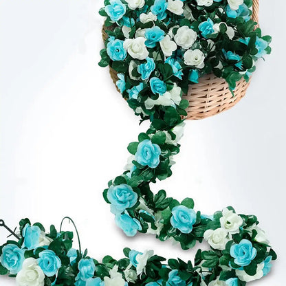 250CM Artificial Rose Flower Vine — Wedding, Home, Garden, Christmas & DIY Decoration Arch