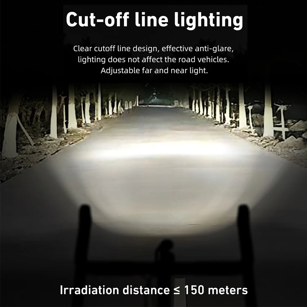 CYCLAMI CYC 1000 Lumen Bike Headlight – Ultra Bright Front Lamp with GoPro Mount & Wireless Remote for MTB & Road