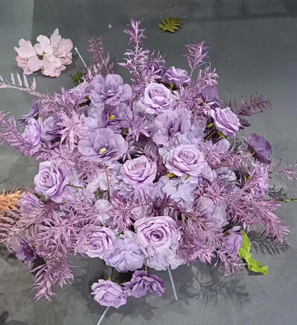 60cm Artificial Flower Wreath – Wedding Table Centerpiece & Backdrop Decoration