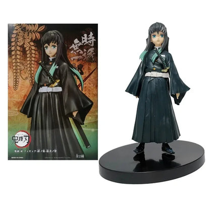 Demon Slayer Anime Figures – Kimetsu No Yaiba Tanjiro Nezuko Zenitsu Inosuke Action Doll Toys