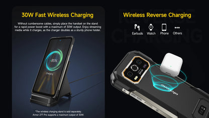 Ulefone Armor 27T Pro 5G Rugged Smartphone – 10600mAh, Android 14, 50MP+64MP Night Camera, 6.78" 120Hz, 24GB+256GB, NFC