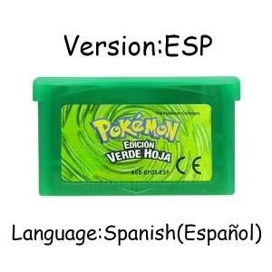 GBA Pokémon 32-Bit Game Cartridges – Emerald, FireRed, LeafGreen, Ruby & Sapphire, Multi-Language