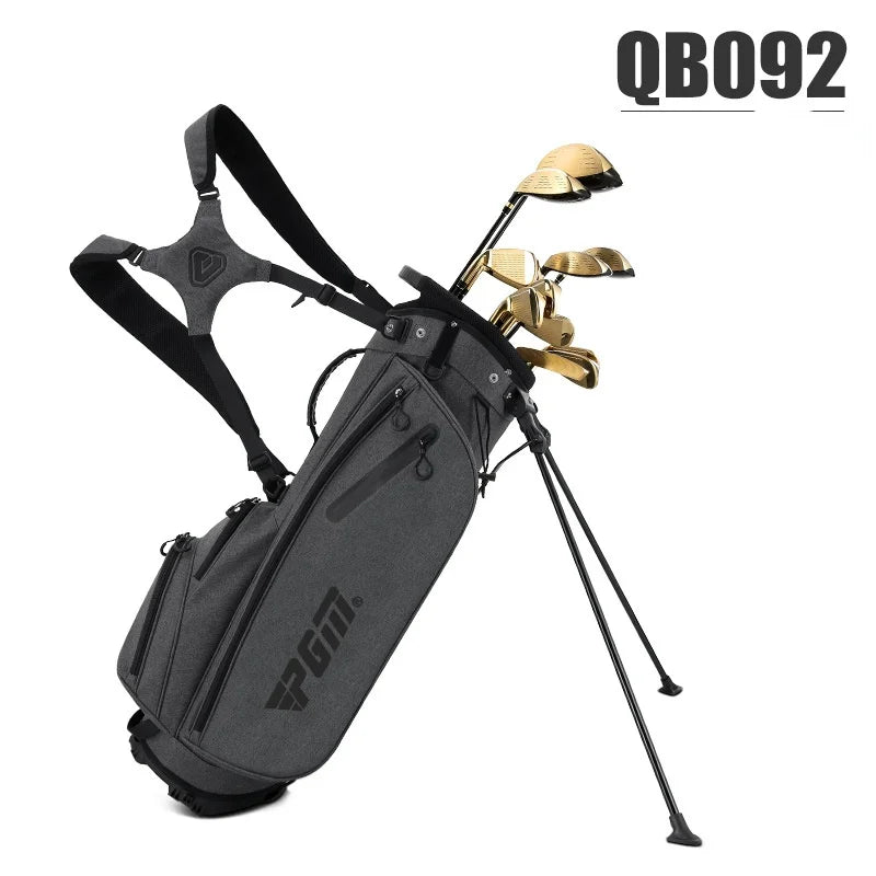 PGM Men's Ultra Lightweight Stable Golf Holder Bag QB092