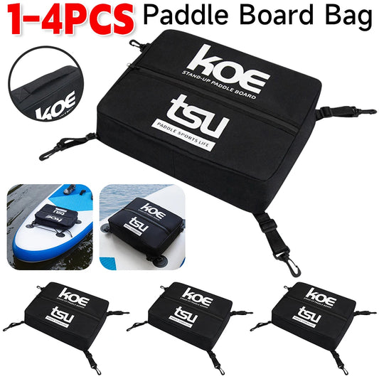 1-4PC Waterproof Paddle Board Deck Bag — Stand Up Paddle Board Storage for Kayak & Surf